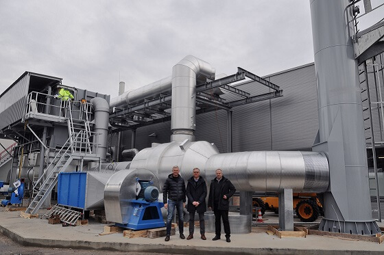 regenerative Nachverbrennungsanlage führt zu CO2-Reduktion
