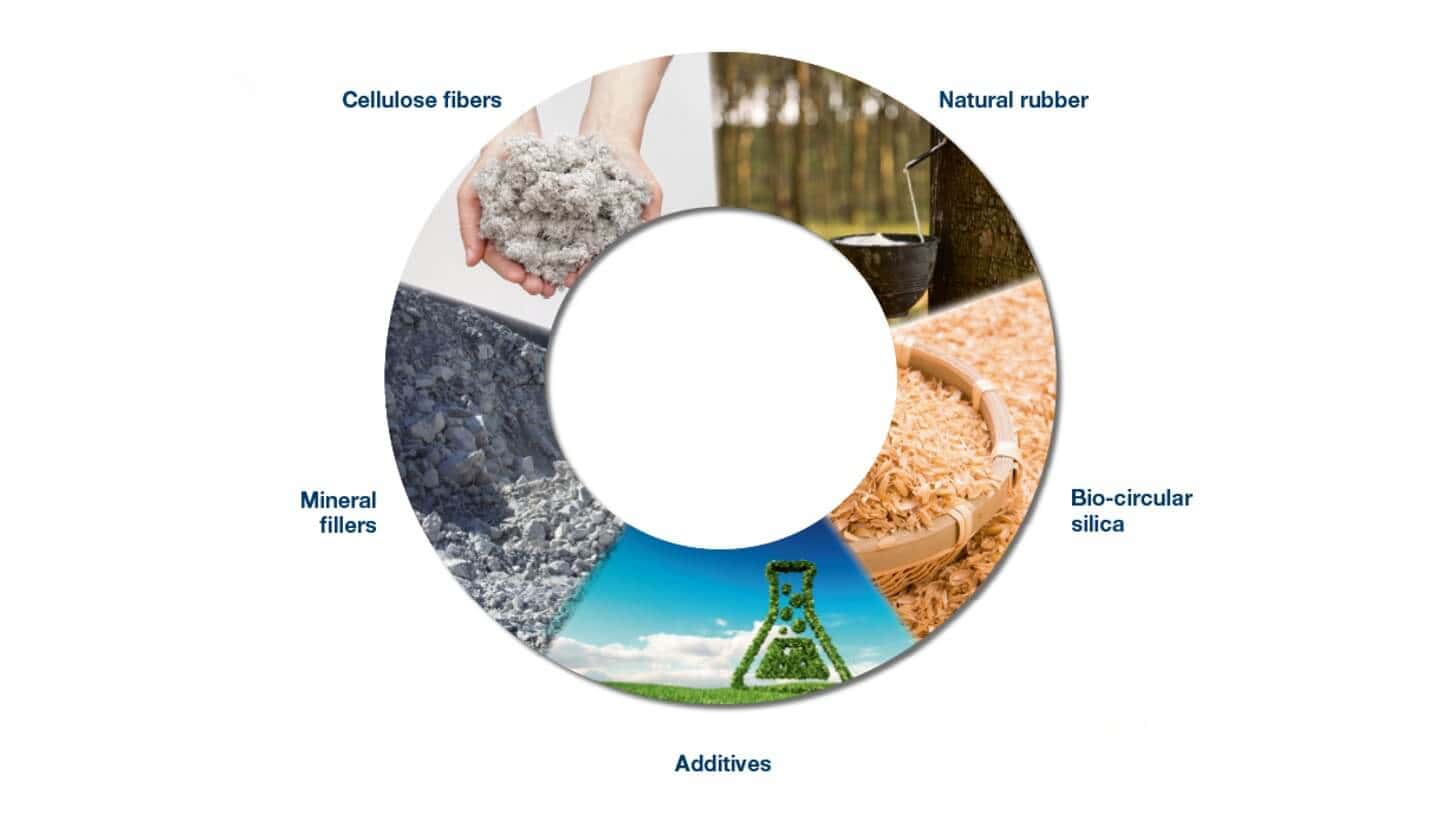 Raw materials used in KLINGER Gaja gasket material