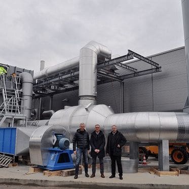 Regenerative Nachverbrennungsanlage bei KLINGER
