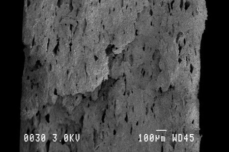 Vergrößerter Querschnitt von KLINGER top-chem 2000soft