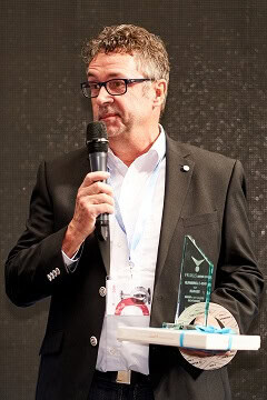 Norbert Weimer bei der DIAM-Preisverleihung